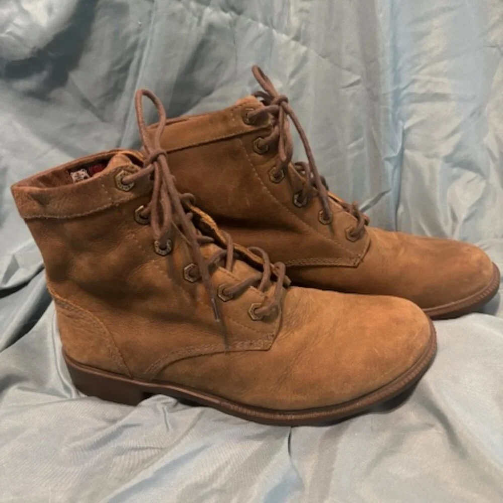 Kodiak Camel Brown Nubuck Waterproof Boots Women's 9 - Picture 6 of 14